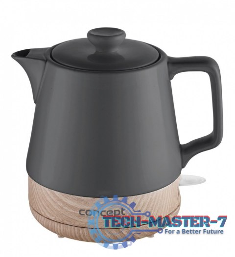 Czajnik ceramiczny RK0062 1,0L szary