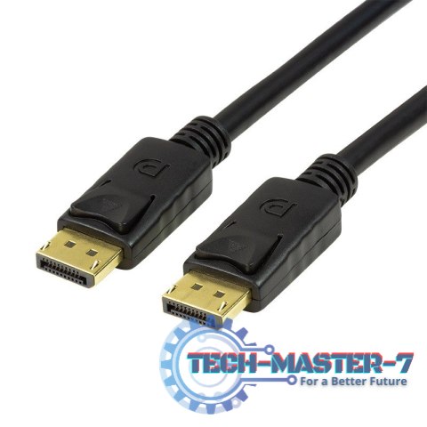 Kabel DisplayPort 1.4 8K, 1m Czarny Kabel DisplayPort 1.4 8K, 1m Czarny