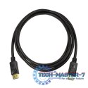 Kabel DisplayPort 1.4 8K, 1m Czarny