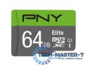 Karta pamięci MicroSDXC Elite 64GB P-SDUX64U185GW-GE