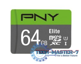 Karta pamięci MicroSDXC Elite 64GB P-SDUX64U185GW-GE