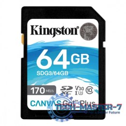Karta pamięci SD 64GB Canvas Go Plus 170/70MB/s CL10 U3 V30