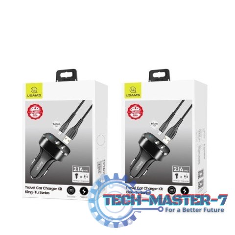 Ładowarka samochodowa 2xUSB C13 2.1A microUSB czarny NTU35MC13TZ Ładowarka samochodowa 2xUSB C13 2.1A microUSB czarny NTU35MC13TZ