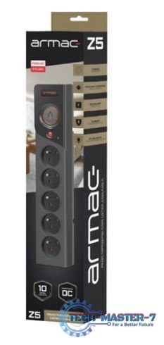 Listwa zasilająca Z5 1.5M 5x230V 10A Z5/15/CZ czarna