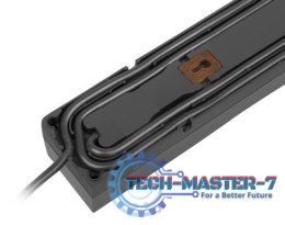 Listwa zasilająca Z5 3m 5x230V 10A Z5/30/CZ czarna