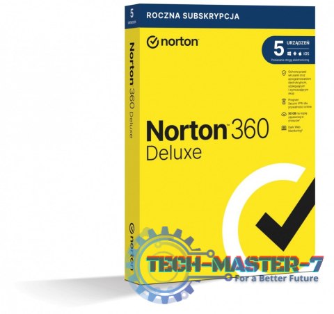 Norton 360 DELUX 50GB PL 1U 5Dvc 1Y 21408667