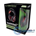 Słuchawki z mikrofonem gaming Deathstrike Czerwone