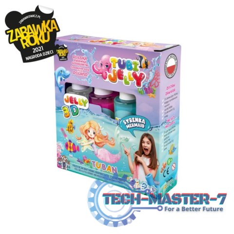 Zestaw Tubi Jelly 3 kolory - Syrenka