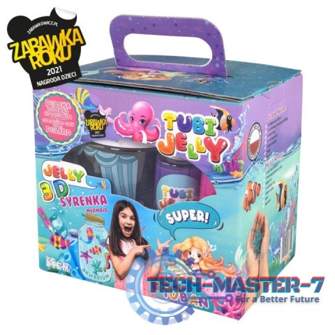 Zestaw Tubi Jelly 6 kolorów małe akwarium Syrenka