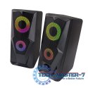 Głośnik 2,0 USB Led Rainbow Baila