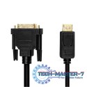 Kabel DisplayPort 1.2 do DVI 24+1, 1m, Czarny