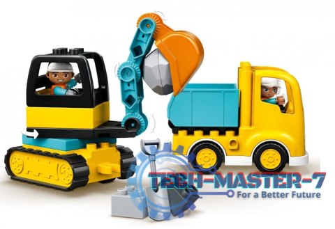 Klocki DUPLO 10931 Ciężarówka i koparka gąsienicowa Klocki DUPLO 10931 Ciężarówka i koparka gąsienicowa