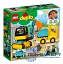 Klocki DUPLO 10931 Ciężarówka i koparka gąsienicowa