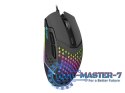 Mysz Battler 6400 DPI dla graczy podświetlenie Czarna