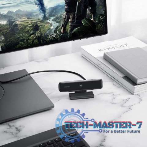PC-W1 Kamera internetowa USB | Full HD 1920x1080 | 1080p | 30fps | mikrofony stereo z redukcja hałasu PC-W1 Kamera internetowa USB | Full HD 1920x1080 | 1080p | 30fps | mikrofony stereo z redukcja hałasu