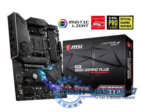 Płyta główna MPG B550 GAMING PLUS AM4 4DDR4 HDMI/DP ATX
