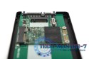 Adapter na dysk SATA/HDD 2,5" M.2 /mSATA SATA 3,6 Gbit/s, zapis do 520 MB/s Aluminiowa