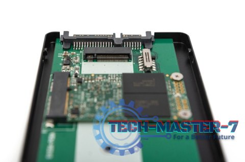 Adapter na dysk SATA/HDD 2,5" M.2 /mSATA SATA 3,6 Gbit/s, zapis do 520 MB/s Aluminiowa Adapter na dysk SATA/HDD 2,5" M.2 /mSATA SATA 3,6 Gbit/s, zapis do 520 MB/s Aluminiowa