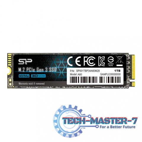 Dysk SSD P34A60 1TB PCIE M.2 NVMe 2200/1600 MB/s