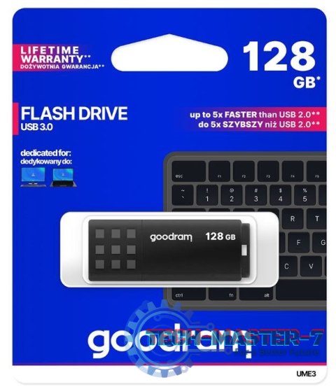 Pendrive UME3 128GB USB 3.0 Czarny