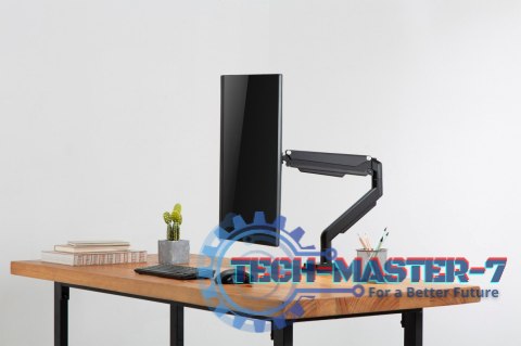 Ramię biurkowe pojedyńcze z zaciskiem 1xLCD max. 32 cale max. 9 kg uchylno-obrotowe 180 (PIVOT) Ramię biurkowe pojedyńcze z zaciskiem 1xLCD max. 32 cale max. 9 kg uchylno-obrotowe 180 (PIVOT)