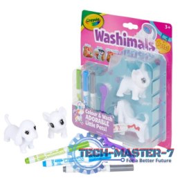 Zestaw kreatywny Crayola Figurki do malowania Washimals Blister Pack Psy