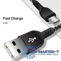 Kabel USB C Fast Charge 2.4A MCE471 Czarny
