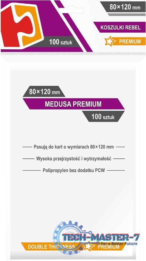 Koszulki 80x120mm Medusa Premium 100 sztuk