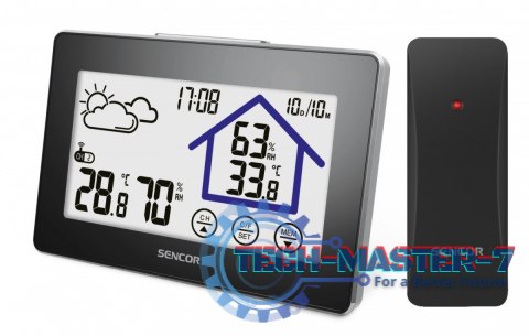 Stacja pogody SWS 2999 Dotykowy wyświetlacz LCD