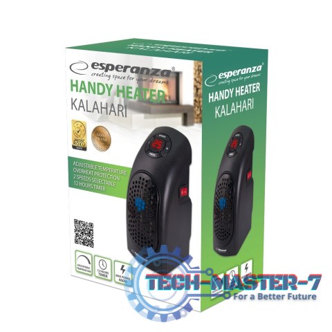Termowentylator mini 400W Kalahari Termowentylator mini 400W Kalahari
