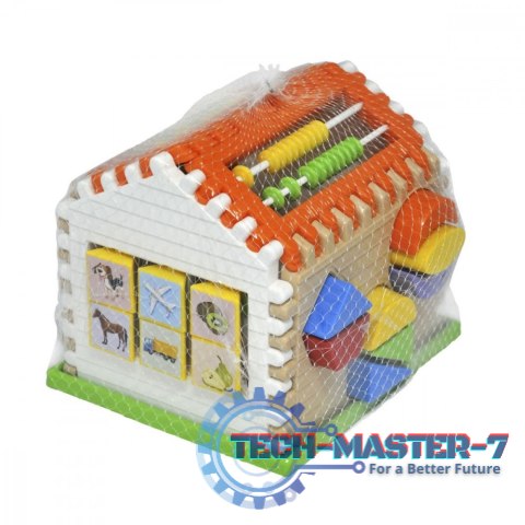 Domek edukacyjny sorter 21 elementów Domek edukacyjny sorter 21 elementów