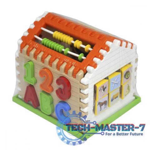 Domek edukacyjny sorter 21 elementów Domek edukacyjny sorter 21 elementów