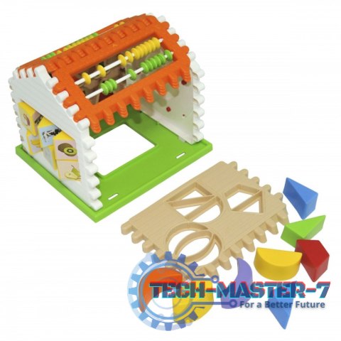 Domek edukacyjny sorter 21 elementów Domek edukacyjny sorter 21 elementów