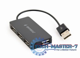 HUB 4 portowy USB czarny