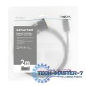Kabel DisplayPort 1.2 do DVI 2m Czarny