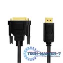 Kabel DisplayPort 1.2 do DVI 5m Czarny