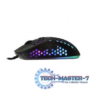 Mysz optyczna dla graczy 6400DPI USB RGB AM-99 Utralekka Mysz optyczna dla graczy 6400DPI USB RGB AM-99 Utralekka