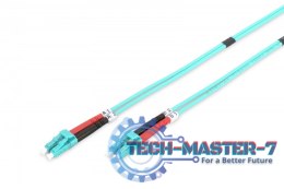 Patch cord światłowodowy FO LC-LC MM 50/125 OM3 duplex LSOH 3m