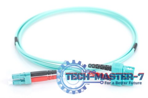 Patchcord światłowodowy FO LC-SC MM 50/125 OM3 duplex LSOH 1m Patchcord światłowodowy FO LC-SC MM 50/125 OM3 duplex LSOH 1m