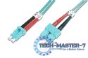 Patchcord światłowodowy FO LC-SC MM 50/125 OM3 duplex LSOH 2m