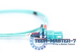 Patchcord światłowodowy FO LC-SC MM 50/125 OM3 duplex LSOH 2m
