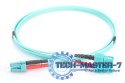 Patchcord światłowodowy FO LC-SC MM 50/125 OM3 duplex LSOH 2m