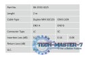Patchcord światłowodowy FO LC-SC MM 50/125 OM3 duplex LSOH 2m