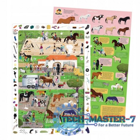 Puzzle obserwacyjne Stadnina koni Puzzle obserwacyjne Stadnina koni