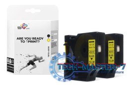 Taśma TBTD-45018 do DYMO Czarny na Żółtym 12x7mm 2 szt.