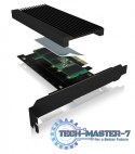 Karta PCI na M.2 SSD NVMe IB-PCI208-HS z radiatorem