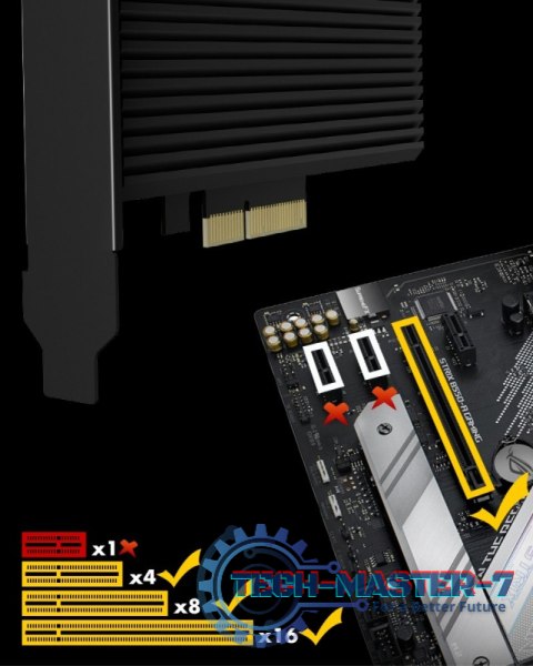 Karta PCI na M.2 SSD NVMe IB-PCI208-HS z radiatorem Karta PCI na M.2 SSD NVMe IB-PCI208-HS z radiatorem