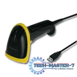 Laserowy czytnik kodów 1D | 2D | USB |Czarny