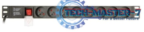 Listwa zasilająca rack (PDU), 8 gniazd FR, 1U, 10A, wtyk C14 3m Listwa zasilająca rack (PDU), 8 gniazd FR, 1U, 10A, wtyk C14 3m
