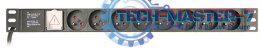 Listwa zasilająca rack (PDU), 8 gniazd FR, 1U, 16A, wtyk Schuko 3m